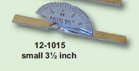 Picture of Finger Goniometer Baseline® Metal, Stainless Steel 0.2 X 2 X 4 Inch 3.5 Inch Finger, 180 to 30° Scales in 5° Increments Inches and Centimeters12-1015
