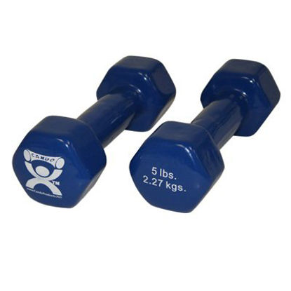 Picture of Dumbbell Pair Hexagon Heads CanDo® 5 lbs.10-0554-2