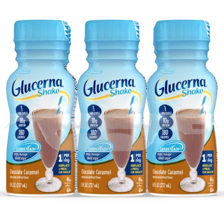 Picture of Oral Supplement Glucerna® Shake Chocolate Caramel Flavor Ready to Use 8 oz. Bottle66794