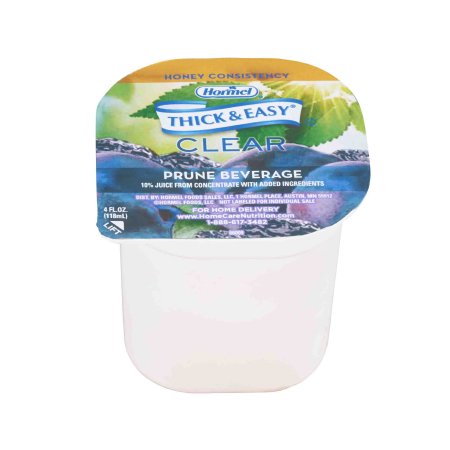 Picture of Thickened Beverage Thick & Easy® 4 oz. Portion Cup Prune Flavor Ready to Use Honey Consistency72459