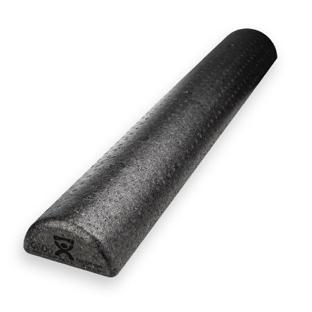 Picture of CanDo® Half-Round Therapy Foam Roller Slim Black EPP Foam 6 X 12 Inch30-2290