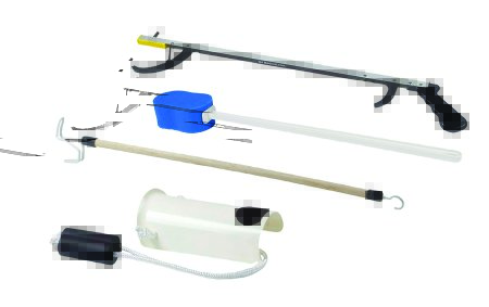 Picture of ADL Hip / Knee Equipment Kit FabLife™ Deluxe Reacher - 26 Inch Length / Dressing Stick - 24 Inch Length86-0084