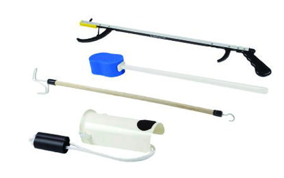 Picture of ADL Hip / Knee Equipment Kit FabLife™ Deluxe Reacher - 26 Inch Length / Dressing Stick - 24 Inch Length86-0084
