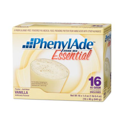 Picture of PKU Oral Supplement PhenylAde® Essential Vanilla Flavor 40 Gram Pouch Powder119857
