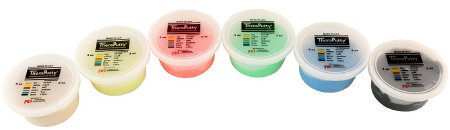 Picture of Therapy Putty Set CanDo® TheraPutty® 2X-Soft / X-Soft / Soft / Medium / Firm / X-Firm 6 X 3 oz.10-1481