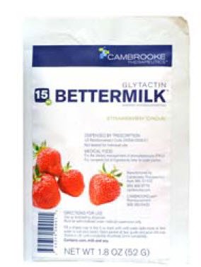Picture of PKU Oral Supplement Glytactin BetterMilk 15 Strawberry Crème Flavor 1.8 oz. Individual Packet Powder35009