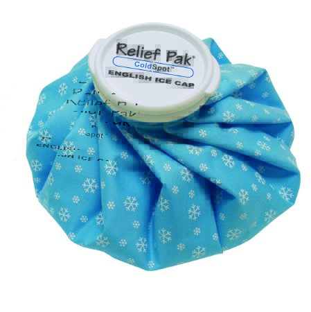 Picture of English Style Ice Bag Relief Pak® General Purpose One Size Fits Most 11 Inch Diameter Rubberized Fabric / Plastic Reusable11-1062