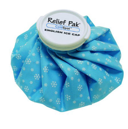 Picture of English Style Ice Bag Relief Pak® General Purpose One Size Fits Most 11 Inch Diameter Rubberized Fabric / Plastic Reusable11-1062