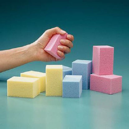 Picture of Hand Exerciser Block Temper Foam® R-Lite™ Yellow X-SoftA9085