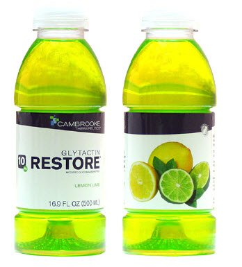 Picture of PKU Oral Supplement Glytactin Restore Lemon Lime Flavor 16.9 oz. Bottle Ready to Use35003