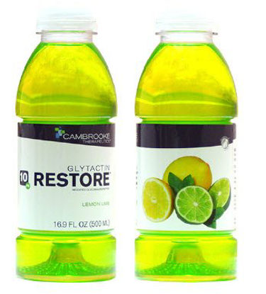 Picture of PKU Oral Supplement Glytactin Restore Lemon Lime Flavor 16.9 oz. Bottle Ready to Use35003