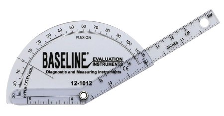 Picture of Finger Goniometer Baseline® Plastic 5 Inch Arm Length 1° Increments Inches and Centimeters12-1012