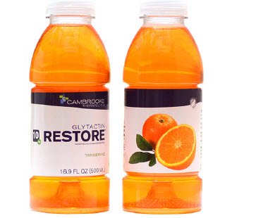 Picture of PKU Oral Supplement Glytactin Restore Tangerine Flavor 16.9 oz. Bottle Ready to Use35005