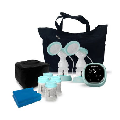 Picture of Double Electric Breast Pump Kit ZomeeNY Z2 BUNDLE