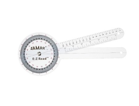 Picture of Goniometer EZ Read Jamar® Plastic 12-1/2 Inch 0 to 180° and 0 to 360° in 1° Increments7541
