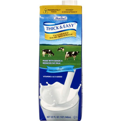 Picture of Thickened Beverage Thick & Easy® Dairy 32 oz. Carton Milk Flavor Ready to Use Honey Consistency73626