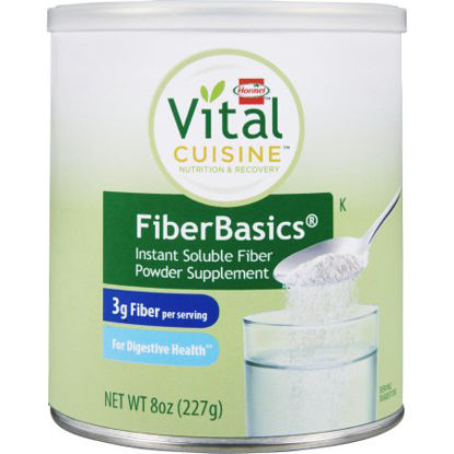 Picture of Oral Fiber Supplement Hormel Vital Cuisine® FiberBasics® Unflavored Powder 8 oz. Can16925