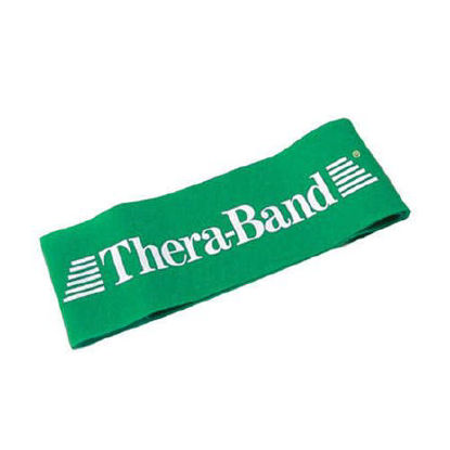 Picture of Exercise Resistance Band Loop Thera-Band® Green 3 X 12 Inch Heavy Resistance10-1943