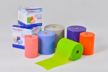 Picture of Exercise Resistance Band Sanctband™ Orange 6 Inch X 50 Yard Light ResistanceSHXR1B