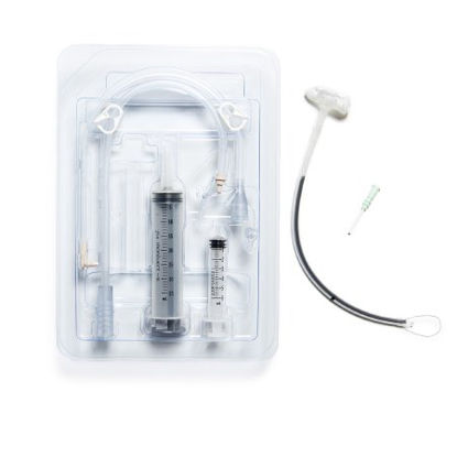 Picture of Low-Profile Transgastric-Jejunal Feeding Tube MIC-Key® 18 Fr. 3.5 cm Tube Silicone Sterile0270-18-3.5-45