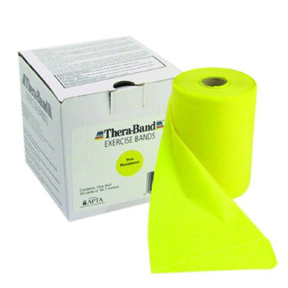 Picture of Exercise Resistance Band Thera-Band® Yellow 5 Inch X 50 Yard Light Resistance10-1006
