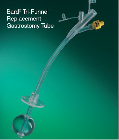 Picture of Triple Replacement Gastrostomy Tube Bard® 14 Fr. Silicone Sterile000714