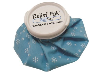 Picture of English Style Ice Bag Relief Pak® General Purpose One Size Fits Most 6 Inch Diameter Rubberized Fabric / Plastic Reusable11-1060