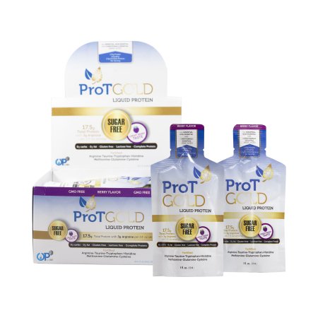 Picture of Oral Protein Supplement ProT Gold Berry Flavor Ready to Use 1 oz. Individual Packet851010004249