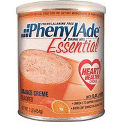 Picture of PKU Oral Supplement PhenylAde® Orange Crème Flavor 40 Gram Can Powder119858