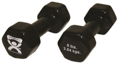 Picture of Dumbbell Pair Hexagon Heads CanDo® 8 lbs.10-0557-2