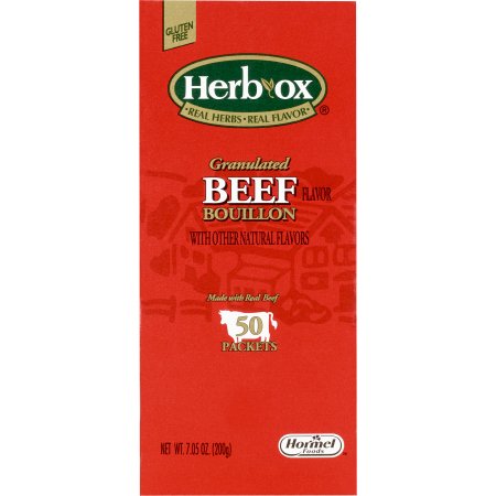 Picture of Instant Broth Herb-Ox® Beef Flavor Bouillon Flavor Ready to Use 8 oz. Individual Packet35188