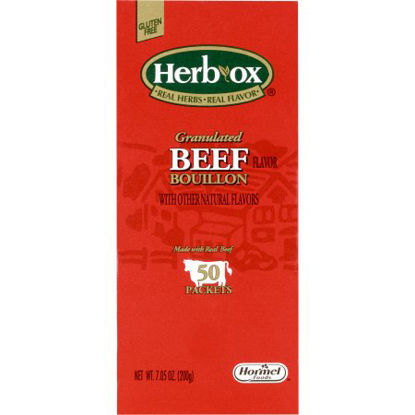 Picture of Instant Broth Herb-Ox® Beef Flavor Bouillon Flavor Ready to Use 8 oz. Individual Packet35188