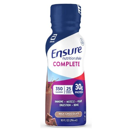 Picture of Oral Supplement Ensure® Complete Milk Chocolate Flavor Ready to Use 10 oz. Bottle68056