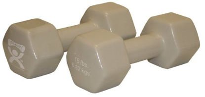 Picture of Dumbbell Pair Hexagon Heads CanDo® 15 lbs.10-0560-2