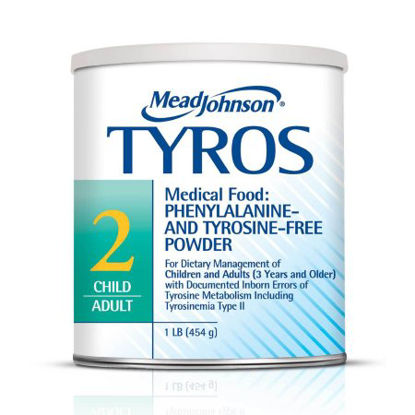 Picture of Tyrosinemia Oral Supplement Tyros 2 Unflavored 1 lb. Can Powder891801