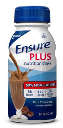 Picture of Oral Supplement Ensure® Plus Nutrition Shake Milk Chocolate Flavor Ready to Use 8 oz. Bottle66544
