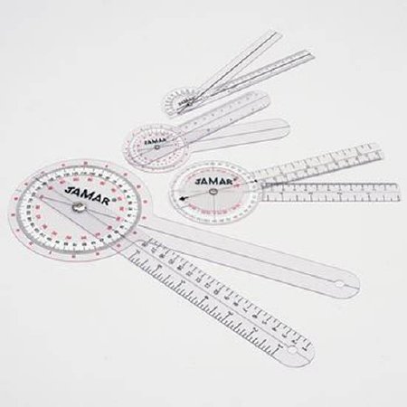 Picture of Goniometer EZ Read Jamar® Plastic 6-3/4 Inch 0 to 180° Inches and Centimeters7538