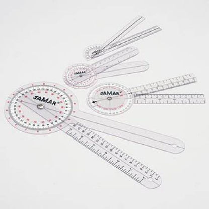 Picture of Goniometer EZ Read Jamar® Plastic 6-3/4 Inch 0 to 180° Inches and Centimeters7538