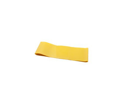 Picture of Exercise Resistance Band Loop CanDo® Low Powder Yellow 3 X 10 Inch X-Light Resistance10-5251