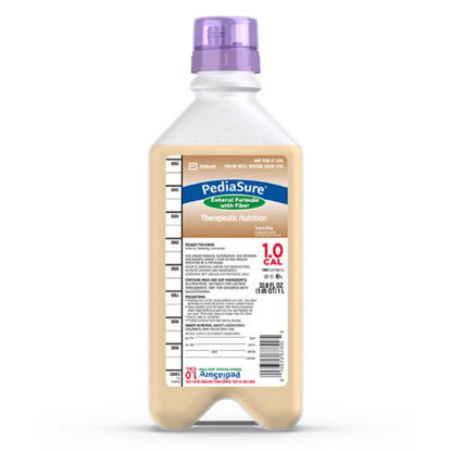 Picture of Pediatric Tube Feeding Formula PediaSure® 1.0 Cal with Fiber 1 Liter Bottle Ready to Hang Unflavored Ages 1 to 13 Years67405