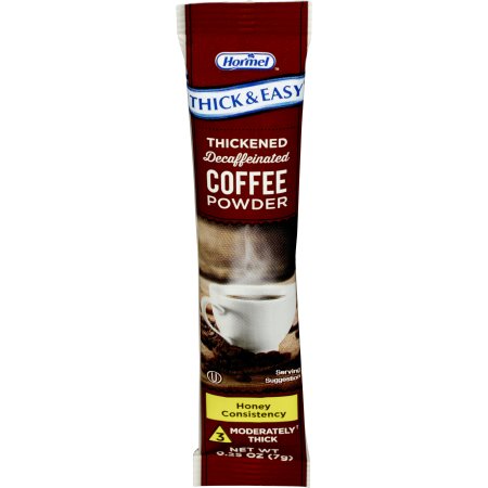 Picture of Thickened Decaffeinated Beverage Thick & Easy® 7 Gram Individual Packet Coffee Flavor Ready to Mix Honey Consistency81327