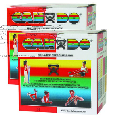 Picture of Exercise Resistance Band CanDo® Red 5 Inch X 50 Yard Light Resistance10-5652