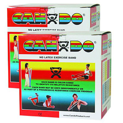 Picture of Exercise Resistance Band CanDo® Red 5 Inch X 50 Yard Light Resistance10-5652