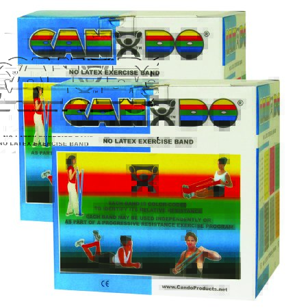 Picture of Exercise Resistance Band CanDo® Blue 5 Inch X 50 Yard Heavy Resistance10-5654