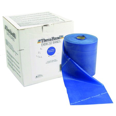 Picture of Exercise Resistance Band Thera-Band® Blue 5 Inch X 50 Yard X-Heavy Resistance10-1009