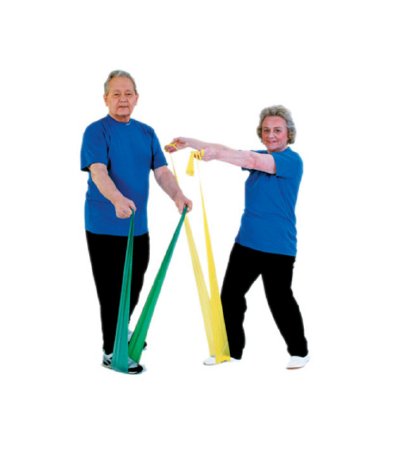 Picture of Exercise Resistance Band Thera-Band® Blue 5 Inch X 25 Yard Heavy Resistance10-1239
