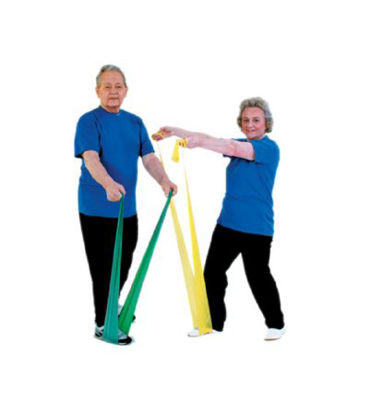 Picture of Exercise Resistance Band Thera-Band® Blue 5 Inch X 25 Yard Heavy Resistance10-1239