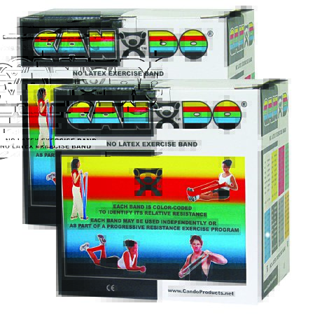 Picture of Exercise Resistance Band CanDo® Black 5 Inch X 50 Yard X-Heavy Resistance10-5655