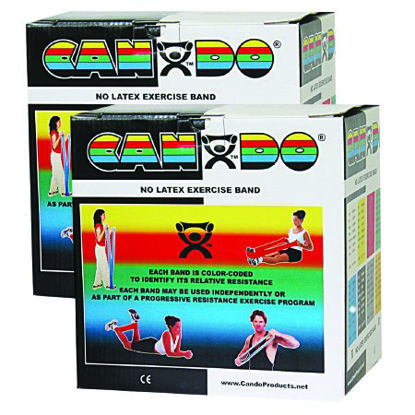 Picture of Exercise Resistance Band CanDo® Black 5 Inch X 50 Yard X-Heavy Resistance10-5655