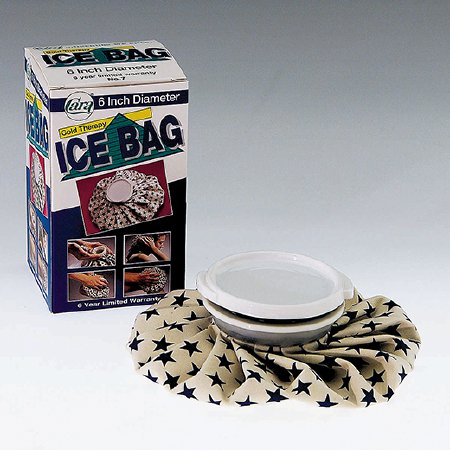 Picture of English Style Ice Bag Cara® General Purpose One Size Fits Most 6 Inch Diameter Fabric / Rubber Reusable03805600075